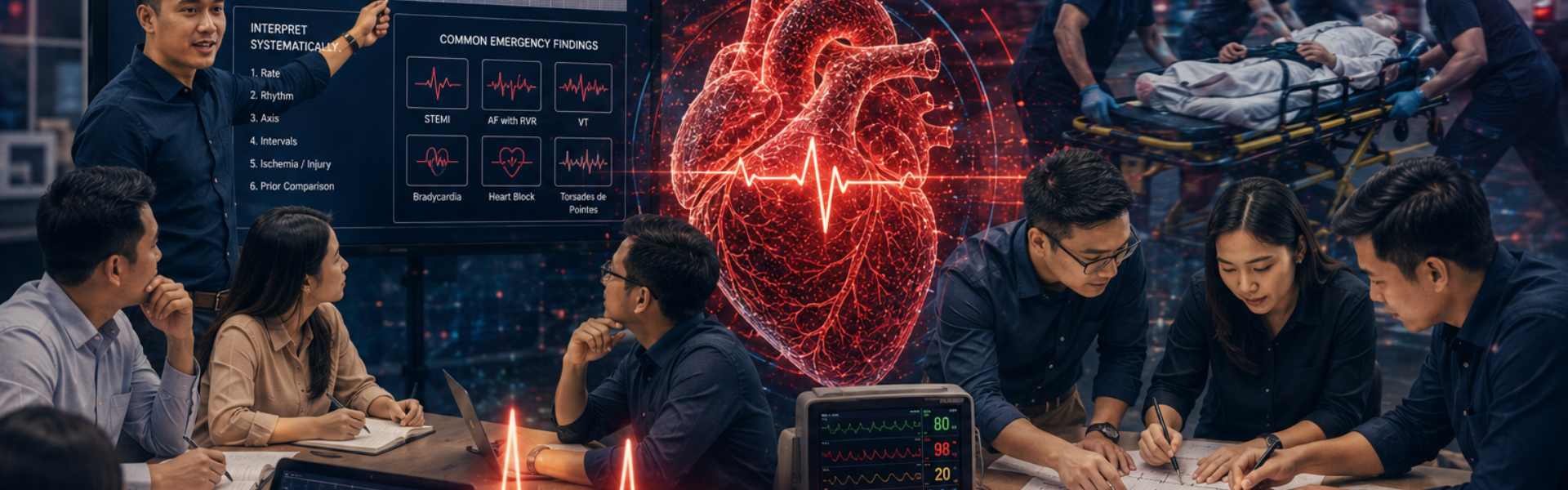 From Rhythm to Rescue: The Emergency ECG Workshop